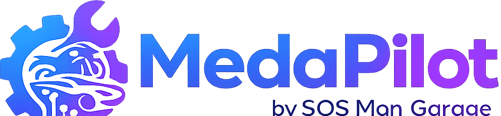 Logo Meda Pilot by SOS Mon Garage